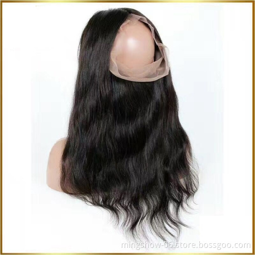 Wholesale best quality fast delivery straight 360 lace frontal closure